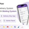 Delivery App  - On Demand Delivery System Flutter App with bidding system