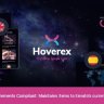 Hoverex - Cryptocurrency & ICO WordPress Theme + Spanish