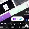 Erratum - 404 Error pages + Coming soon + Login + Signup