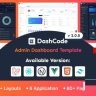 DashCode - Laravel, React, Vuejs, NextJs, HTML,Tailwind Dashboard Template